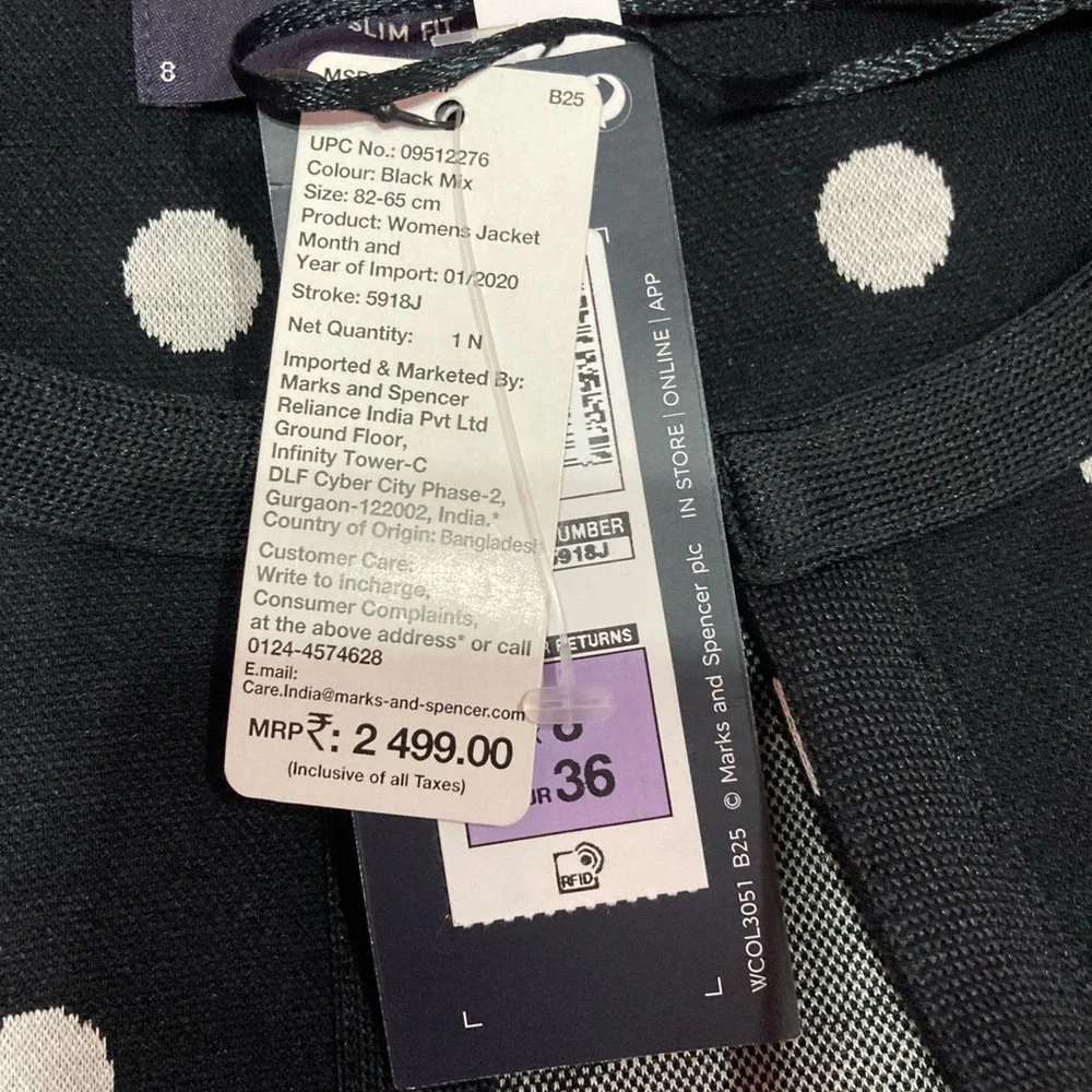 Marks & Spencer
Polka-Dot Print lacket - Picture 7 of 7